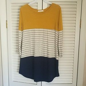 Color block tunic